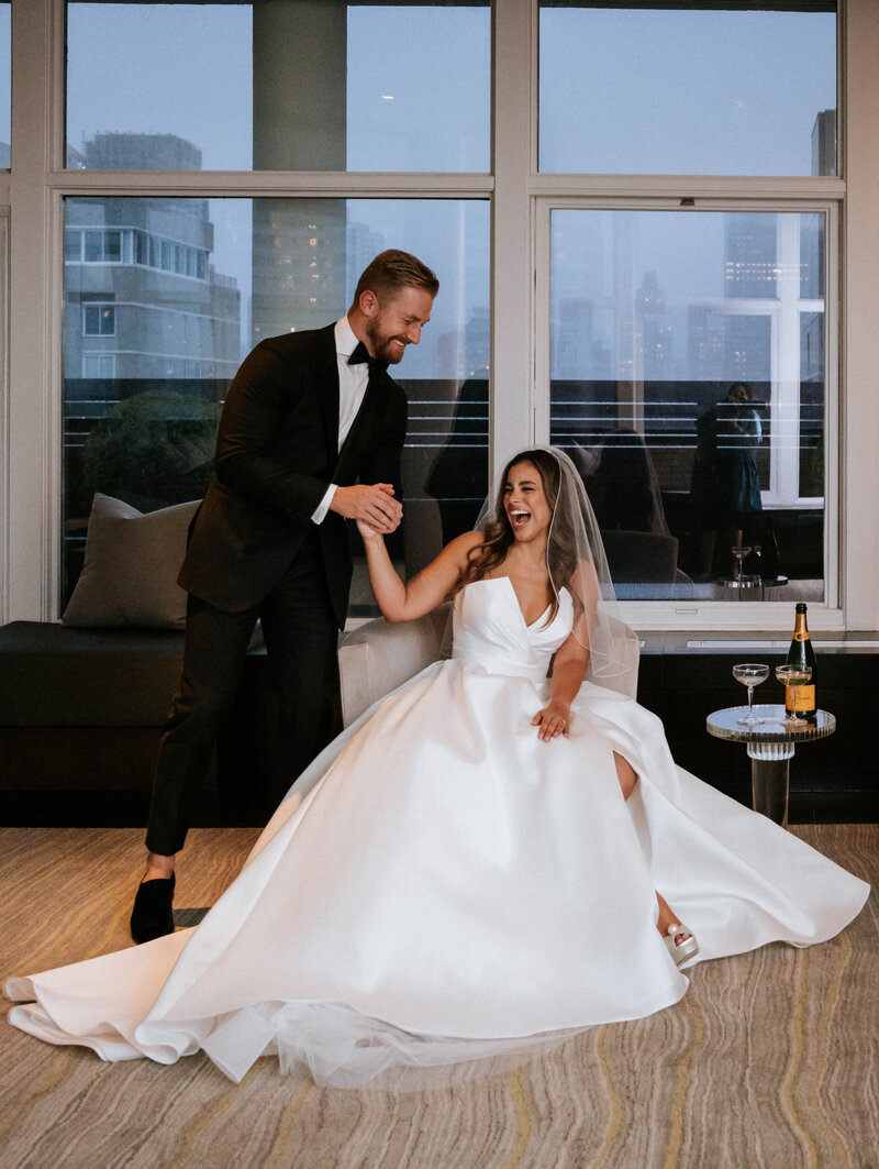 Amanda & Matt-wedding-portrait-jimmy-choo-shoes