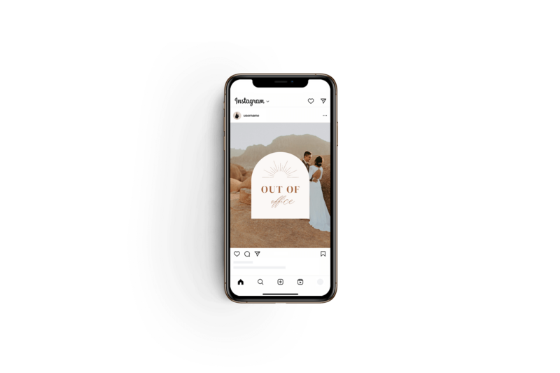 Boho Instagram post templates