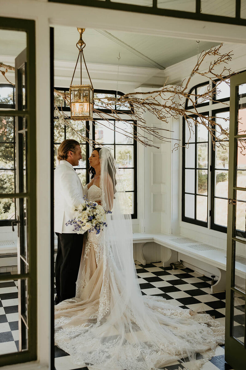 Sarah & Bobby on their wedding day 