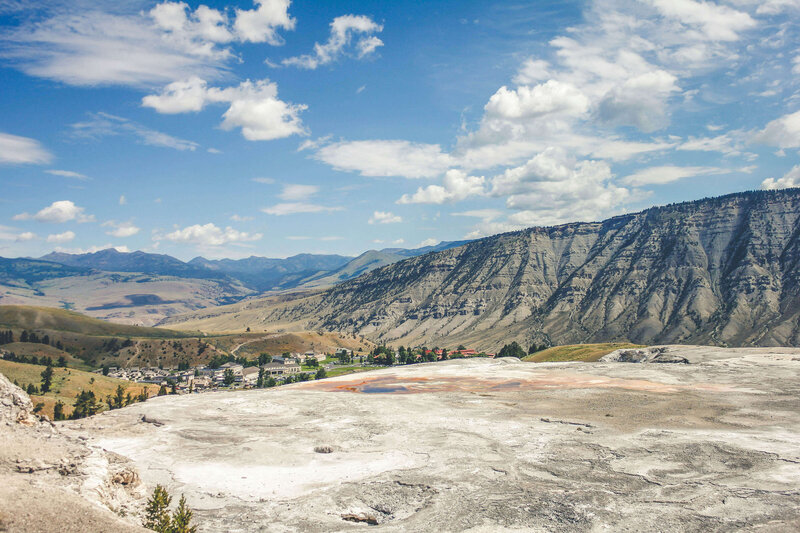 Wyoming mountain range landscape
