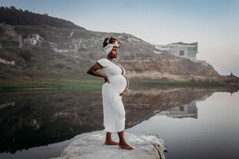 Maternity Photography Session Sutro Baths, San Francisco CA