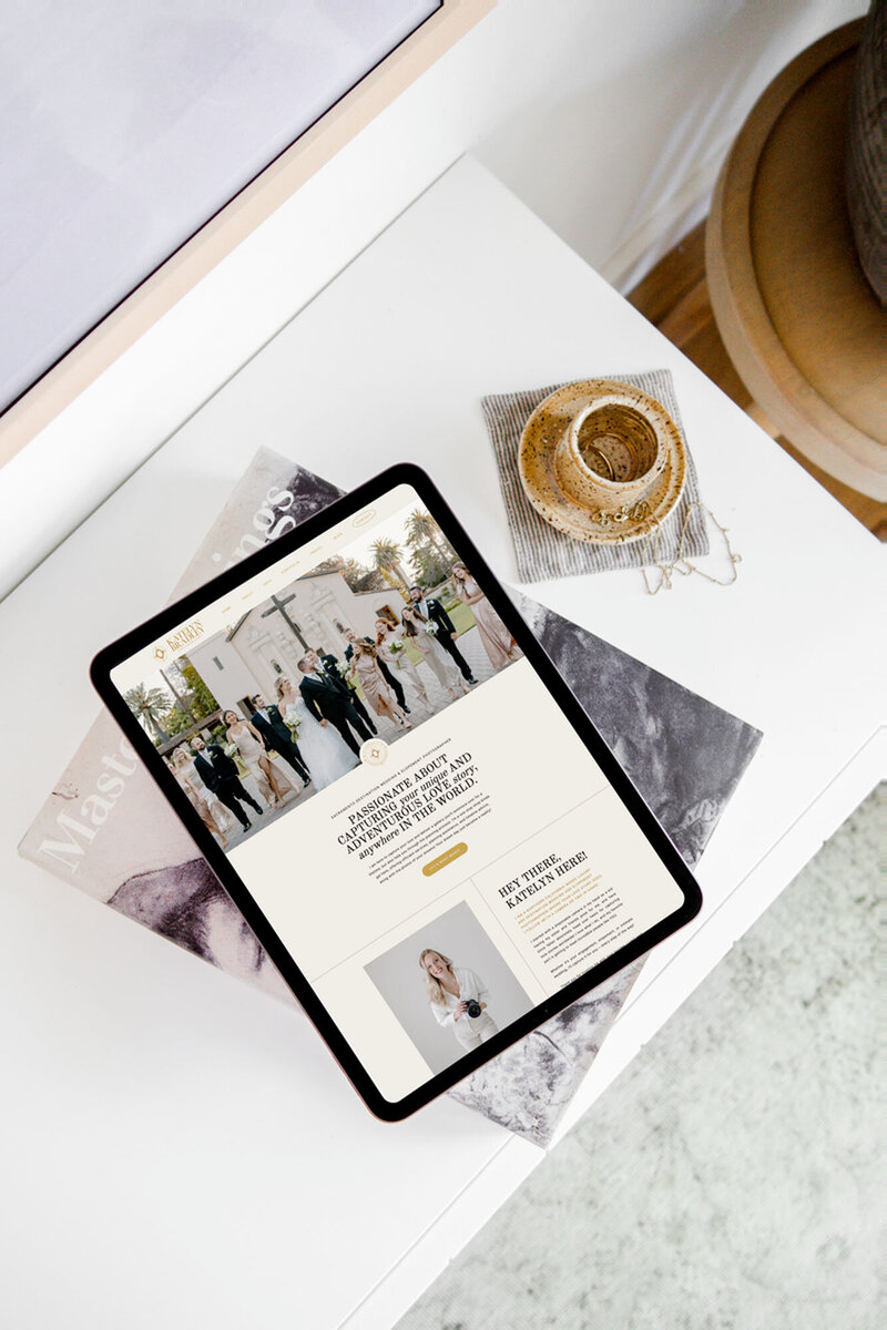 showit template customization by Palme Design Co