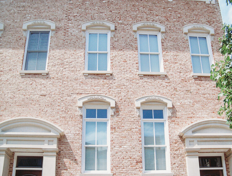 Traditional window sills and surrounds