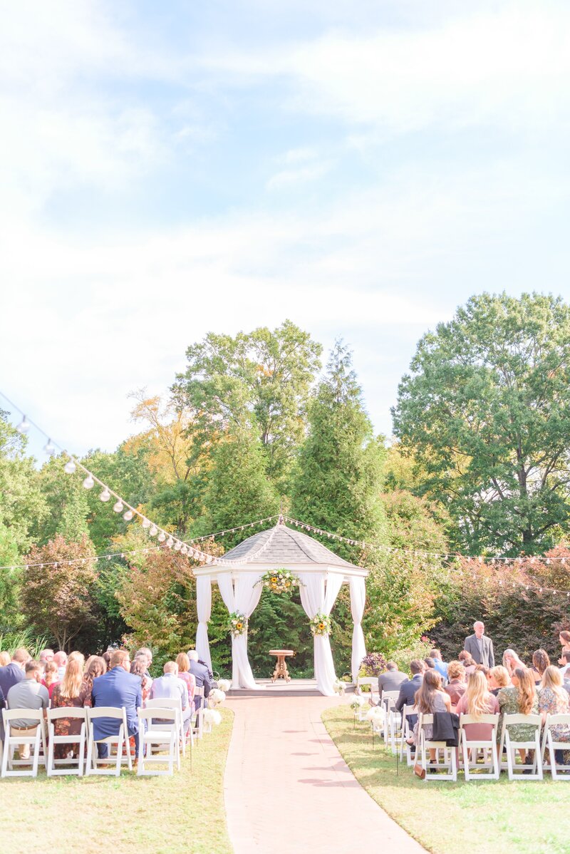 Weddings at Alexander Homestead often use the gazebo for ceremonies.