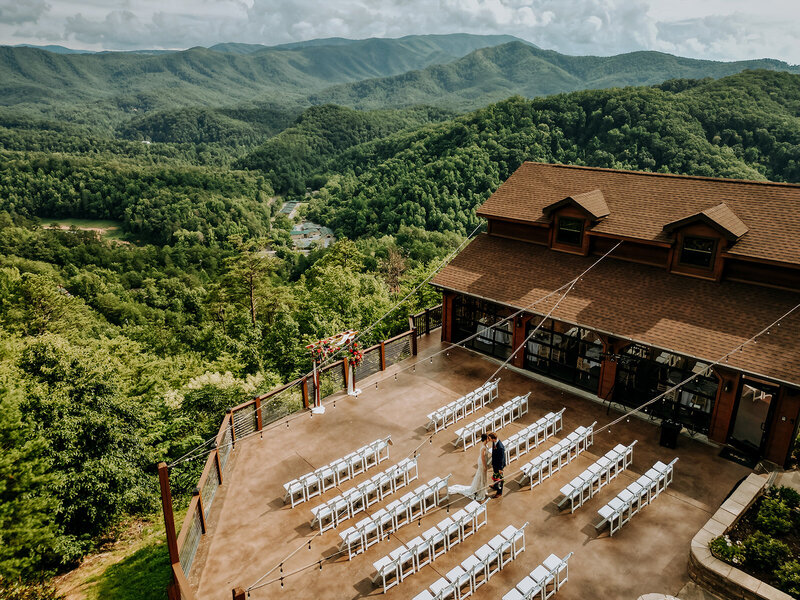 Outdoor Ceremony Mountain Destination Wedding Venue