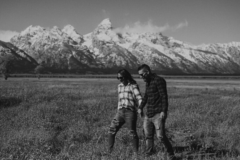 Grand Teton National Park Adventure Proposal + National Park Elopement Photographer