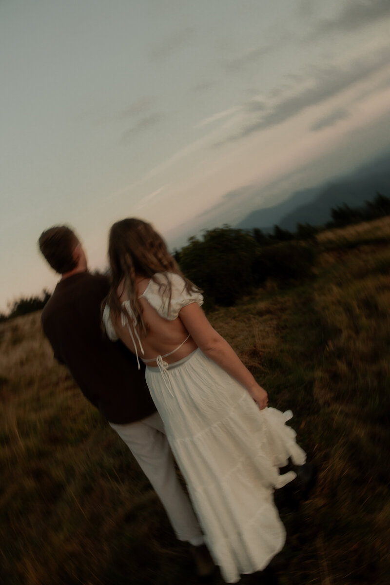 Outdoor lifestyle shoot of creative design studio founders