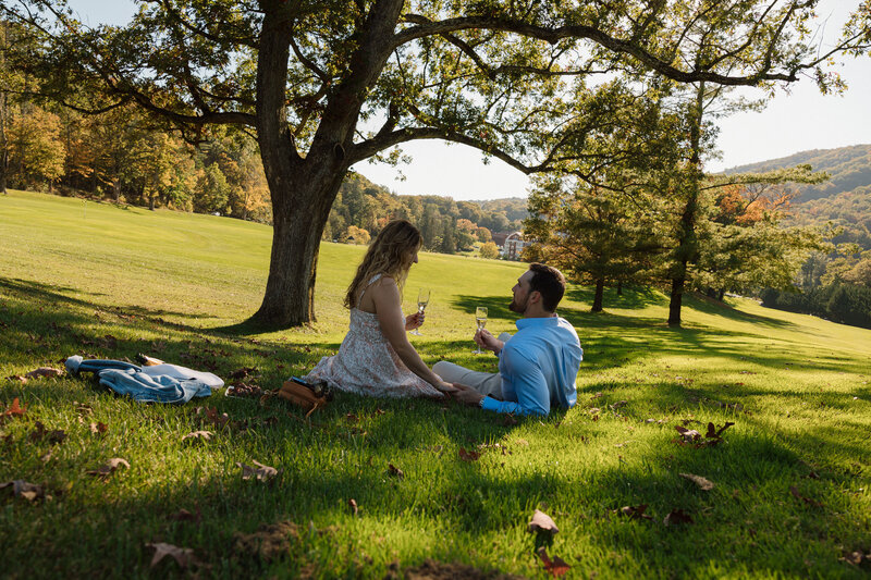 couple picnic date