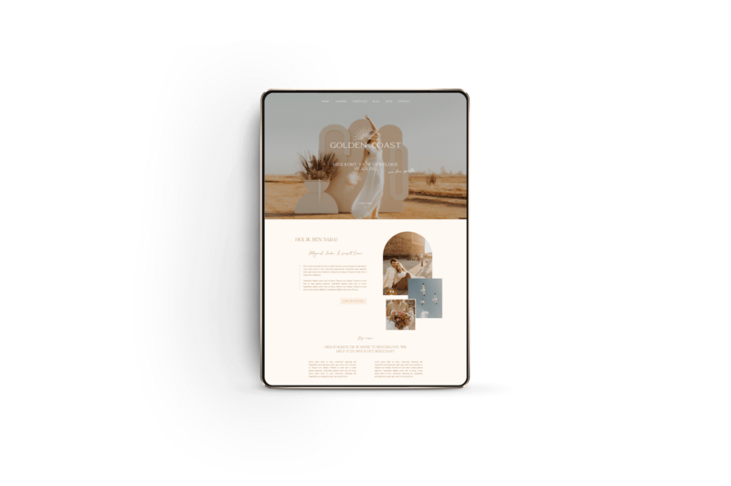 Showit website template Golden Coast (1)