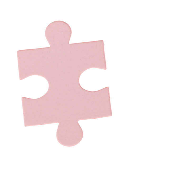 pink puzzle piece