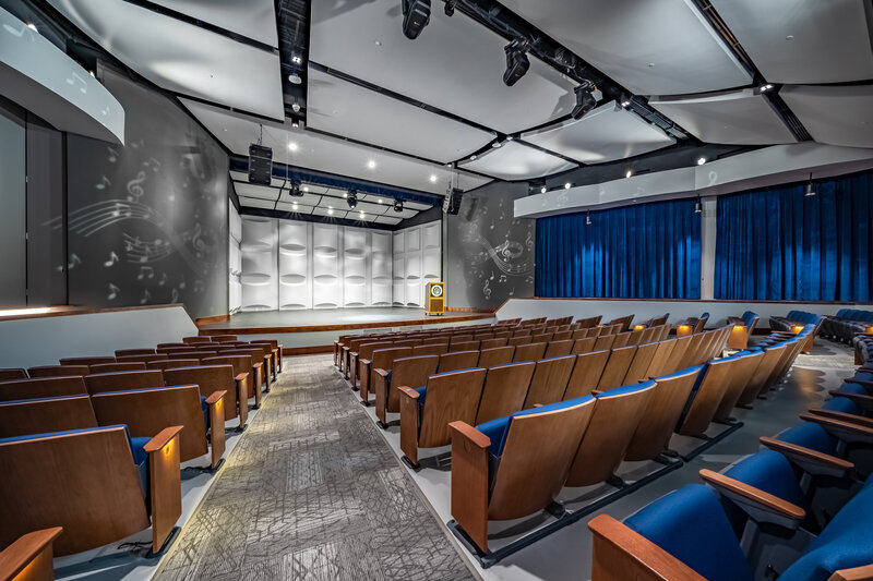 Santa Fe College Lyceum Concert Hall, Gainesville, Fl - photo by Johnston Photography, Gainesville - Michael Walsh