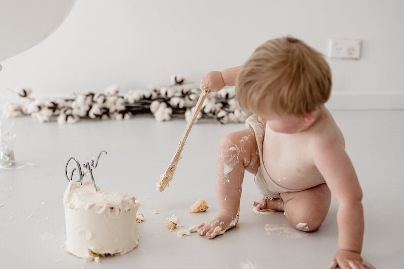 Cake Smash Baby Photography Studio Mildura