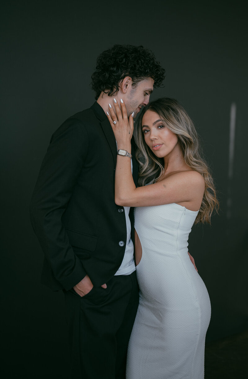 wedding portrait by Milwaukee Wisconsin wedding photographer