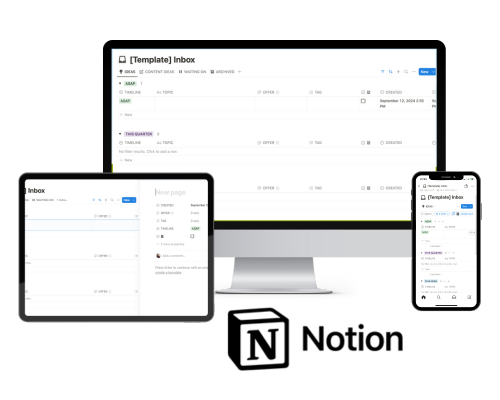 Mockups - Manage Your Ideas