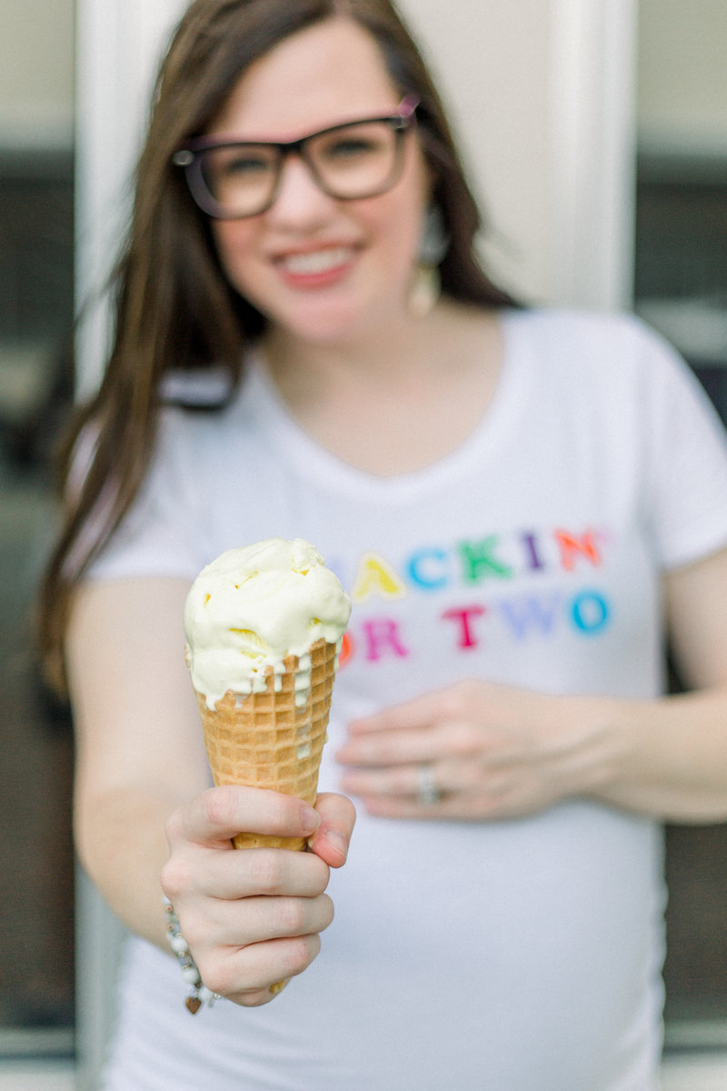 Ice cream lover photo by Staci Addison Photography