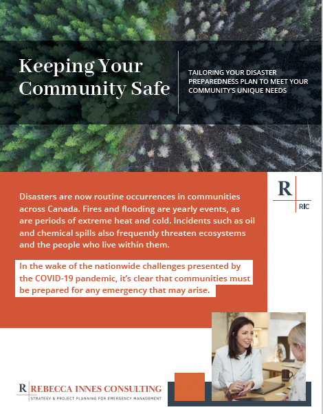 Keeping your community safe PDF guide - Rebecca Innes Consulting