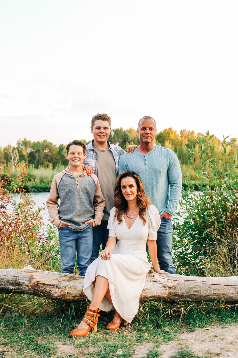 Family photoshoot in Montana