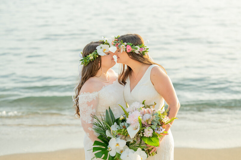 Big Island elopement floral upgrades