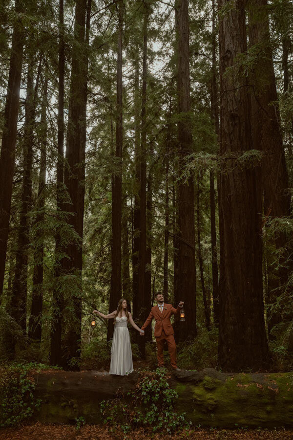 Big sur elopement photographer bride and groom on the beach