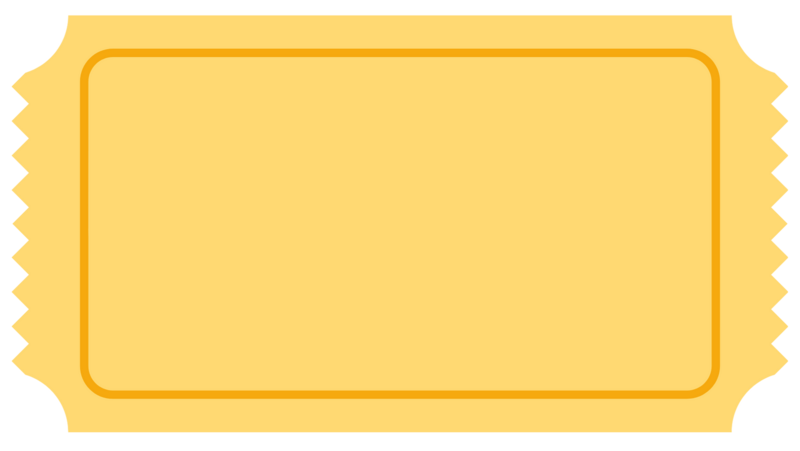 yellow ticket frame