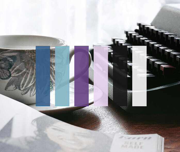 Maquette de présentation de l'identité visuelle de Delisa Buffet, qui représente la palette de couleurs du branding.