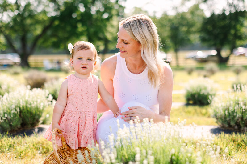 Williamsburg lavender farm family photos