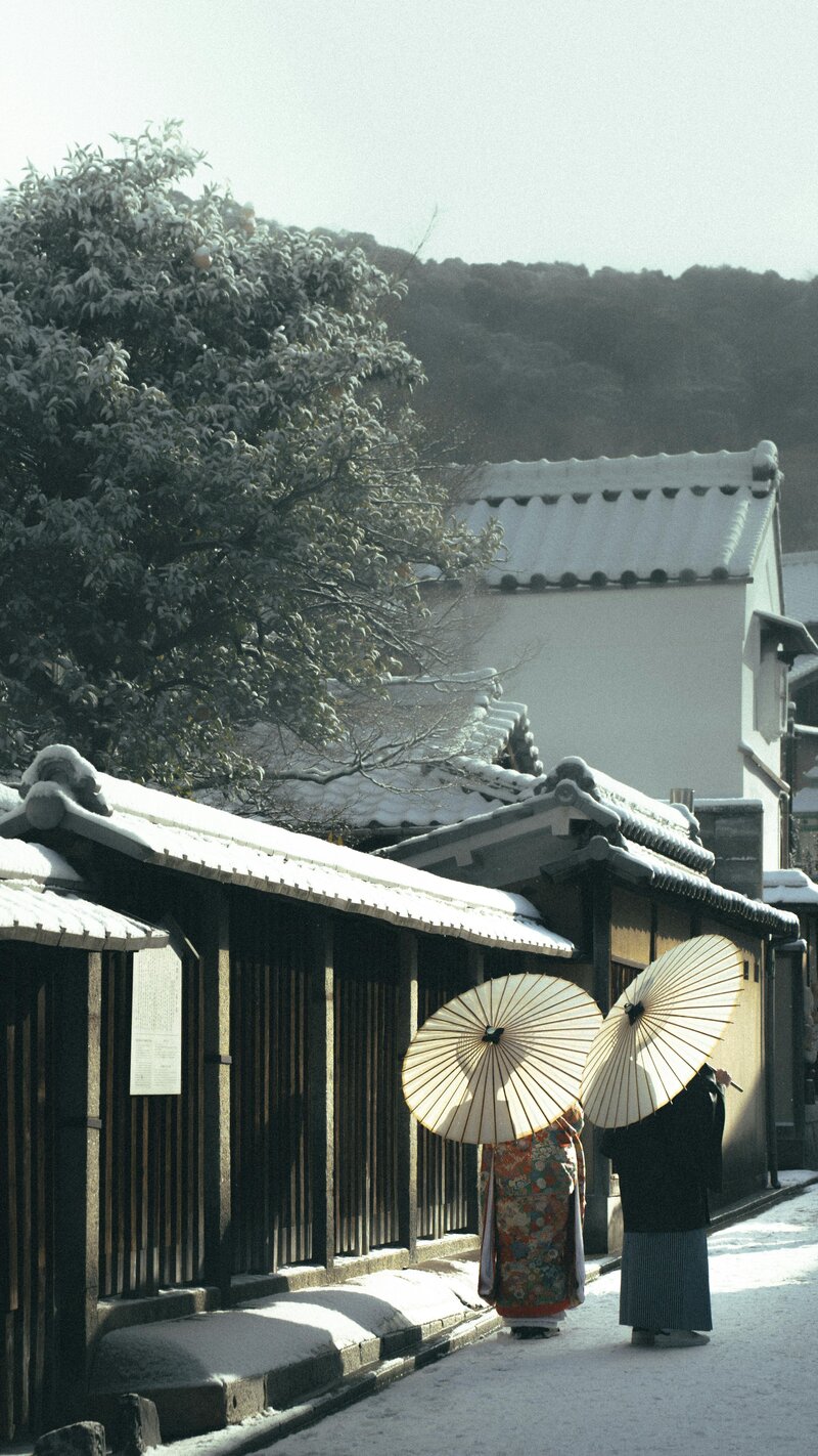 Japanese culture in beautiful traditional yukata during their cultural experience