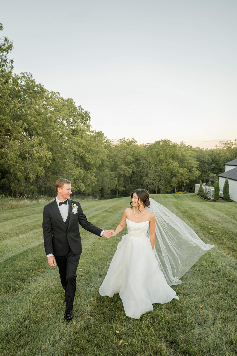 Natural wedding photo of a couple at The Eloise wedding near Madison, WI
