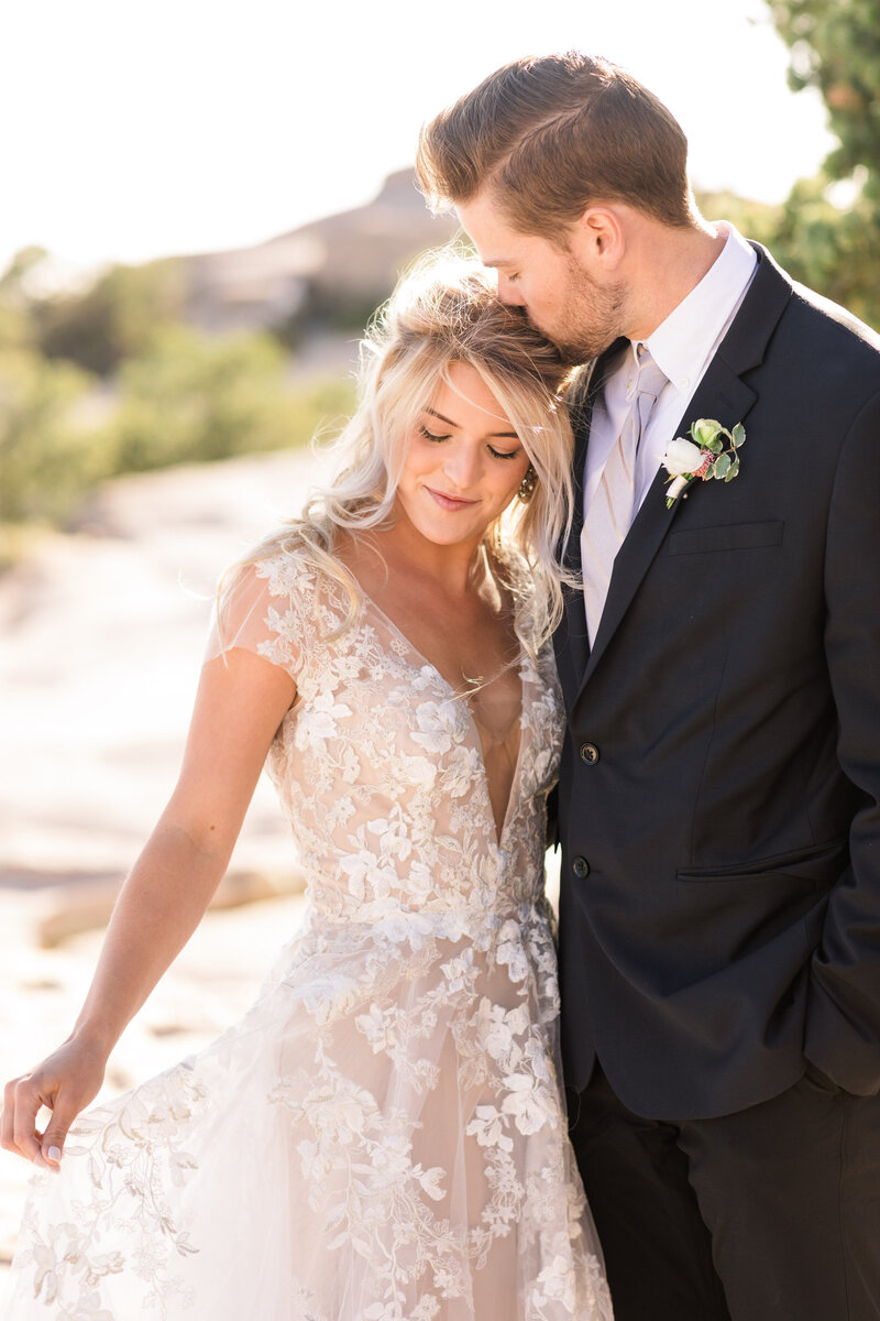 Mount Lemmon Wedding. Bride and Groom photos by Tucson Wedding Photographer