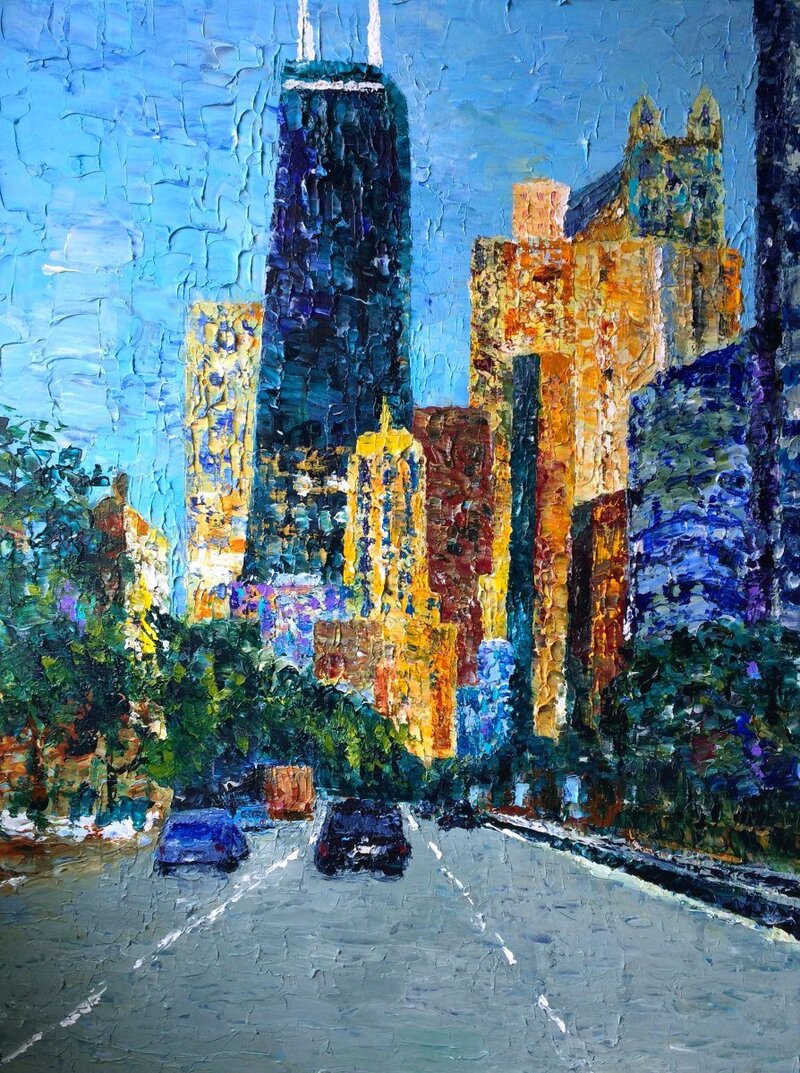 Diane-Rakocy-Intuitive-Painter-Chicago_Lake Shore Drive