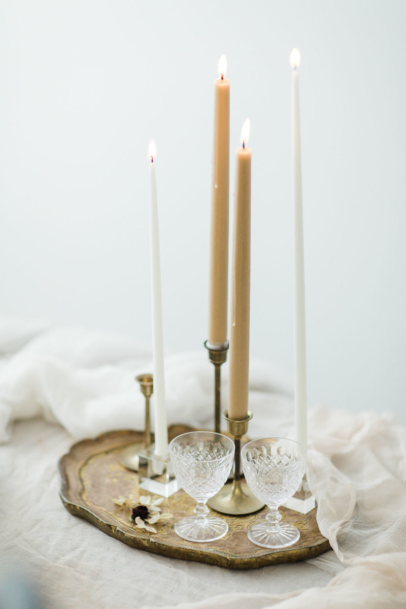 wedding taper candle holders