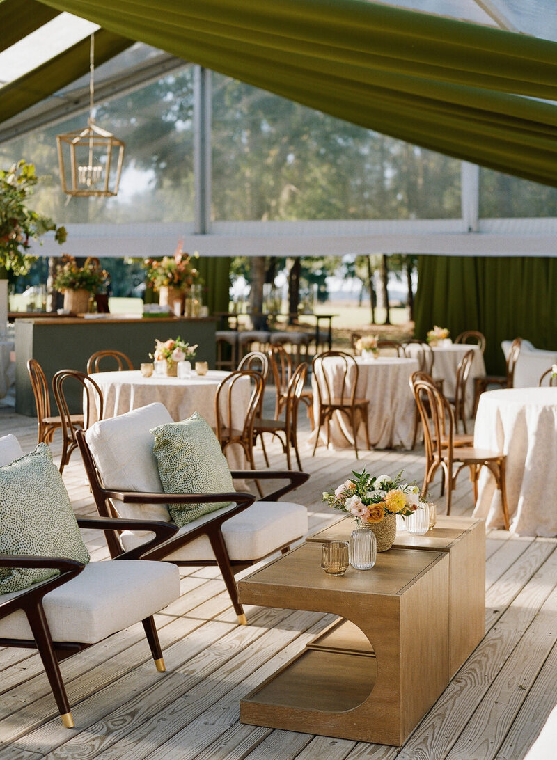 Tented-Wedding-Reception-Decor-Green-Draping-Charleston-SC