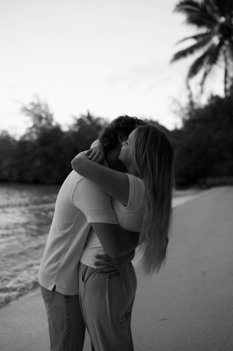 Hawaii Couples Session at Sunset Beach