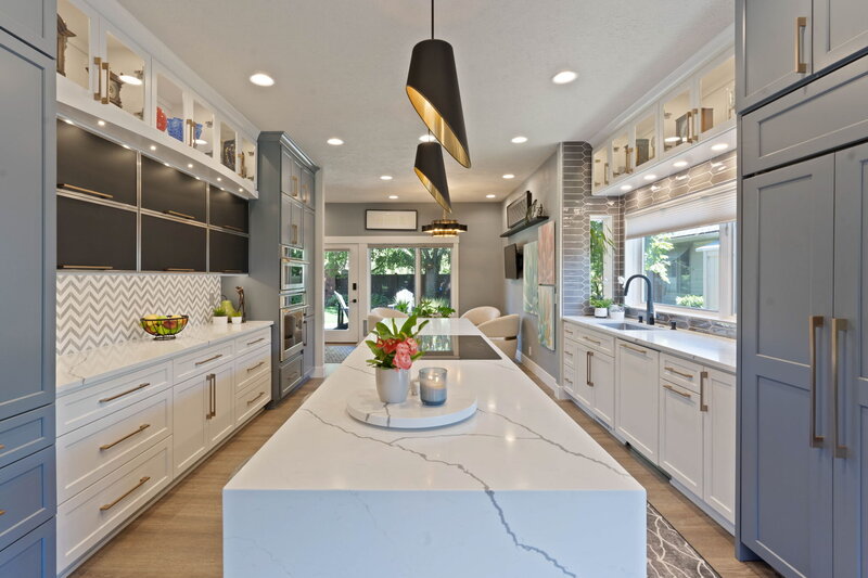 Golfer's Paradise renovation project designed by Hayden Idaho interior designer Sarro Design.