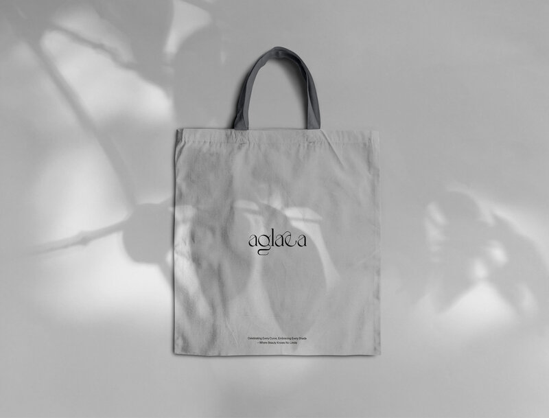 Aglaea the Label Tote Bag Packaging Mockup