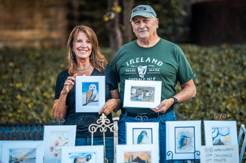 local artists showing art work