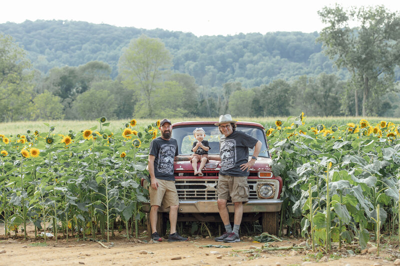 First Birthday Photographer | Child celebrating first birthday at Von Thun Farms surrounded by family | Washington, New Jersey