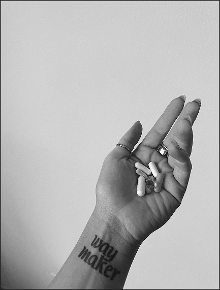 Kaylin smiles at computer in the middle of a consultation call