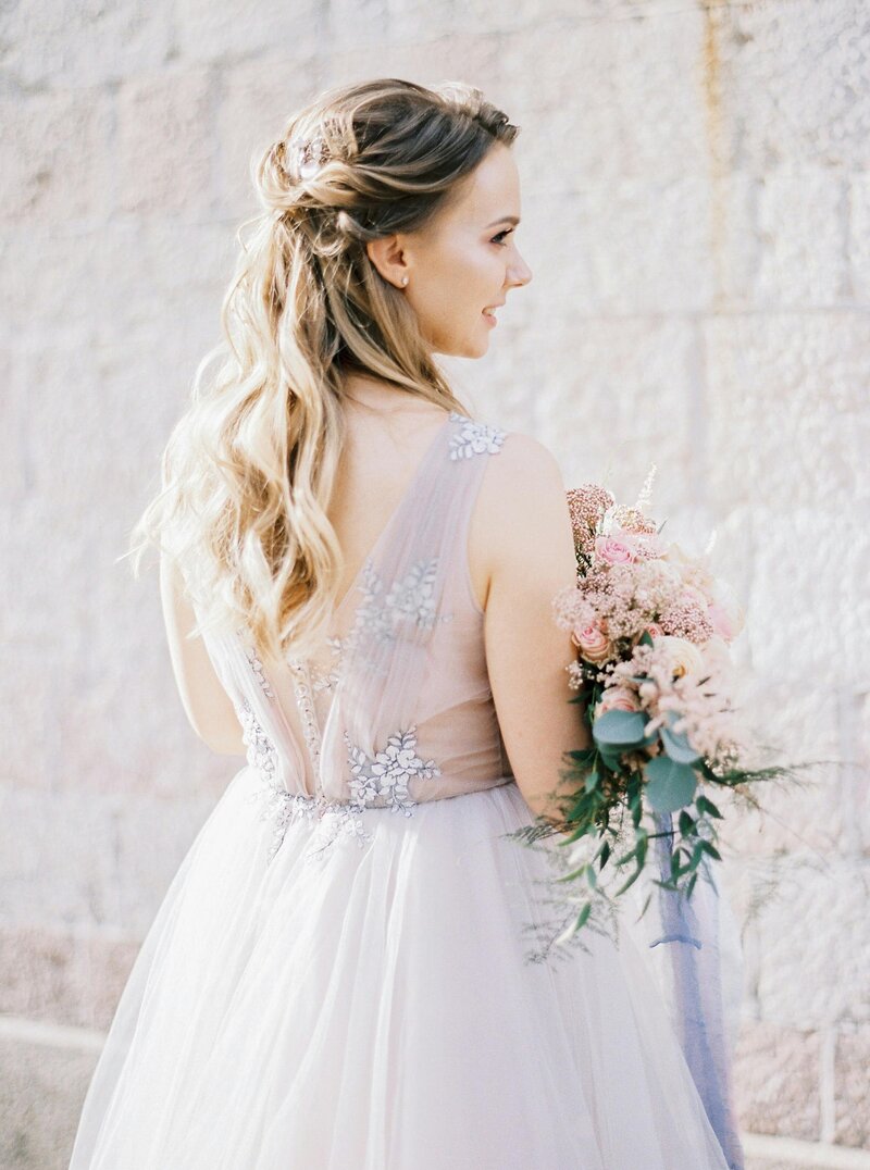 Bride and Bouquet | Emmanuel's Bridal