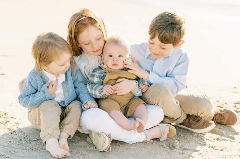 Coastal Extended Family Session blue and Green-2