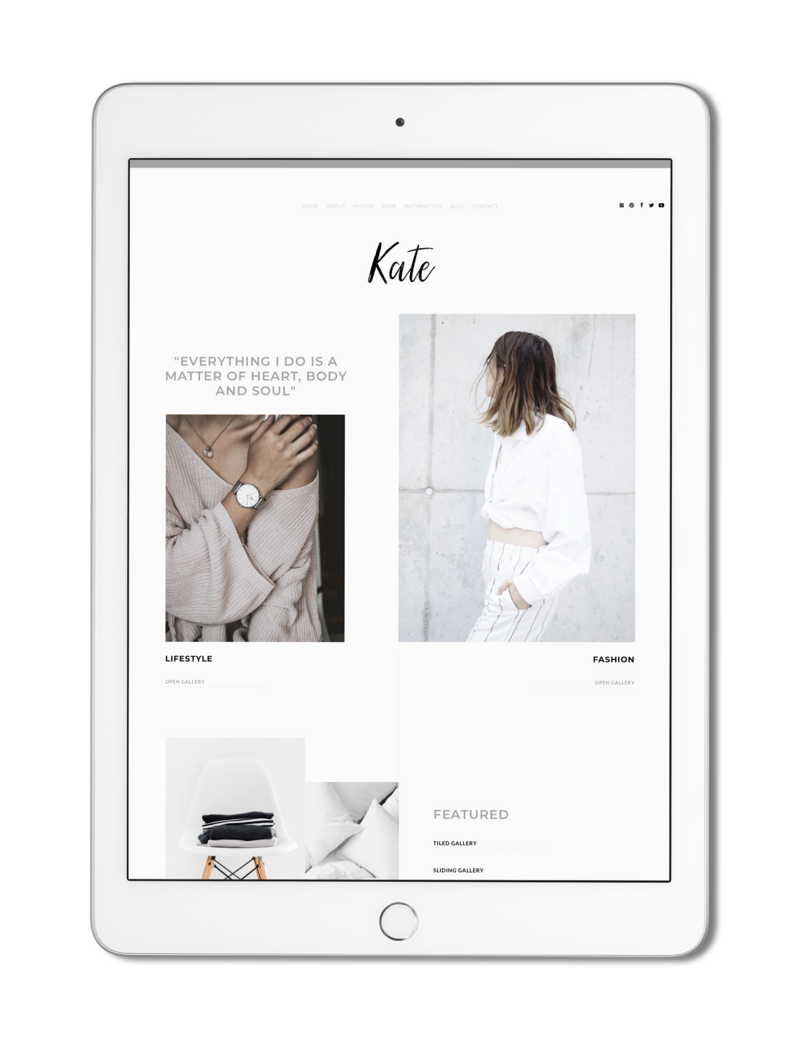 The Roar Showit Web Design Creative Website Business Template Ipad Kate   3