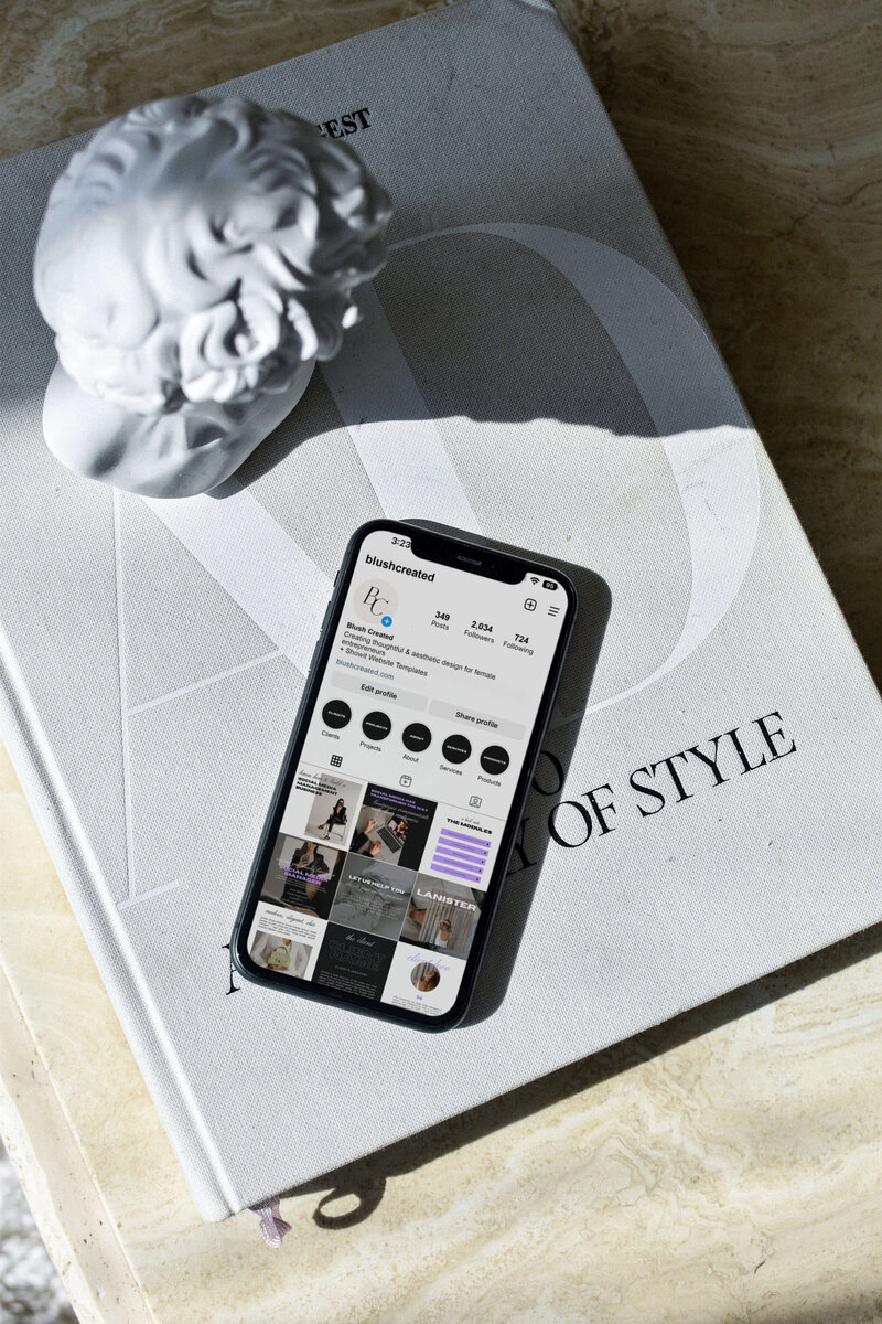 Fashion Instagram templates for Canva