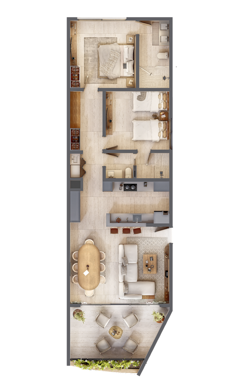 Riviera Lakes - 2 bed (1)