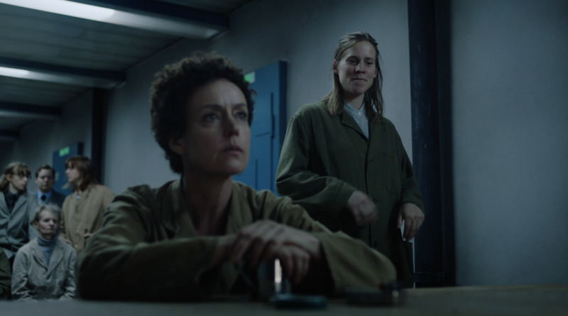 Intense secret agent operation from "Deutschland 89" (Amazon Prime).