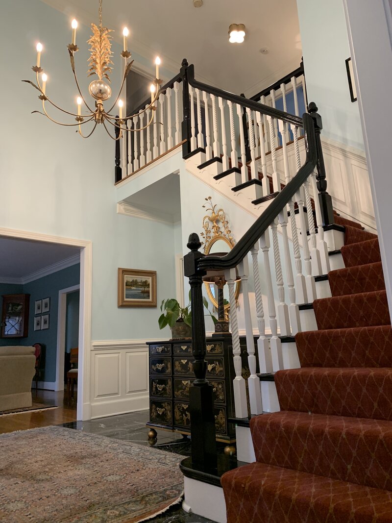 16 Bedeckers Interiors - Kristine Gregory - stairway AFTER
