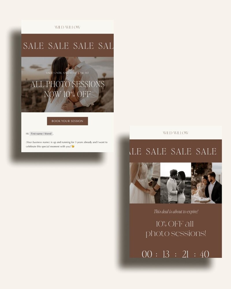 Luxury Flodesk templates for photographers 7