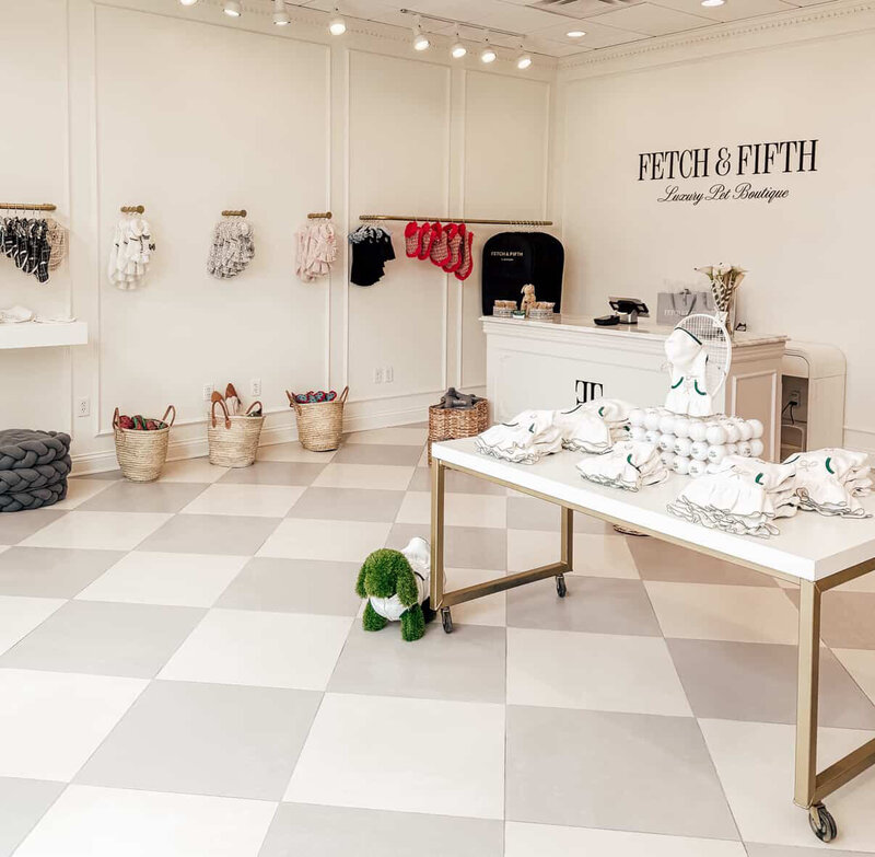 The stunning interior of Fetch & Fifth Boutique