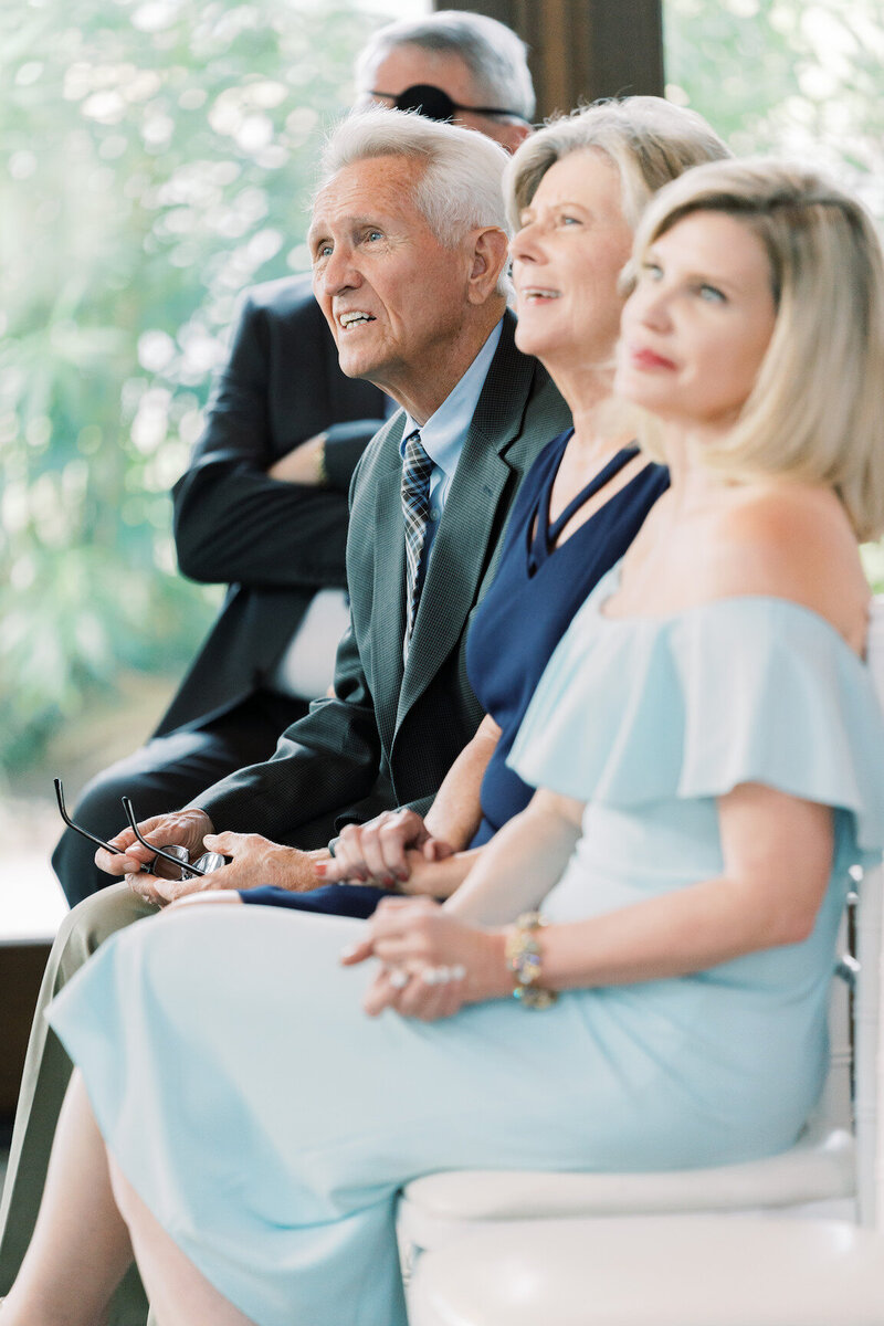 Indoor chapel ceremony at Canyonwood Ridge with modern architecture and soft light