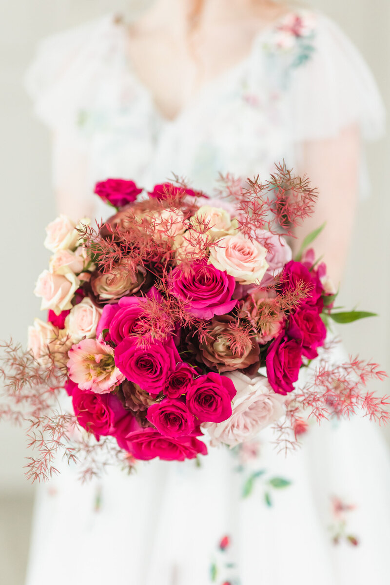 Florals on display at the HighPointe Estate wedding venue in Liberty Hill, Texas.