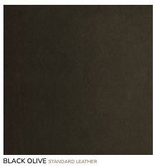 Leather - Black Olive